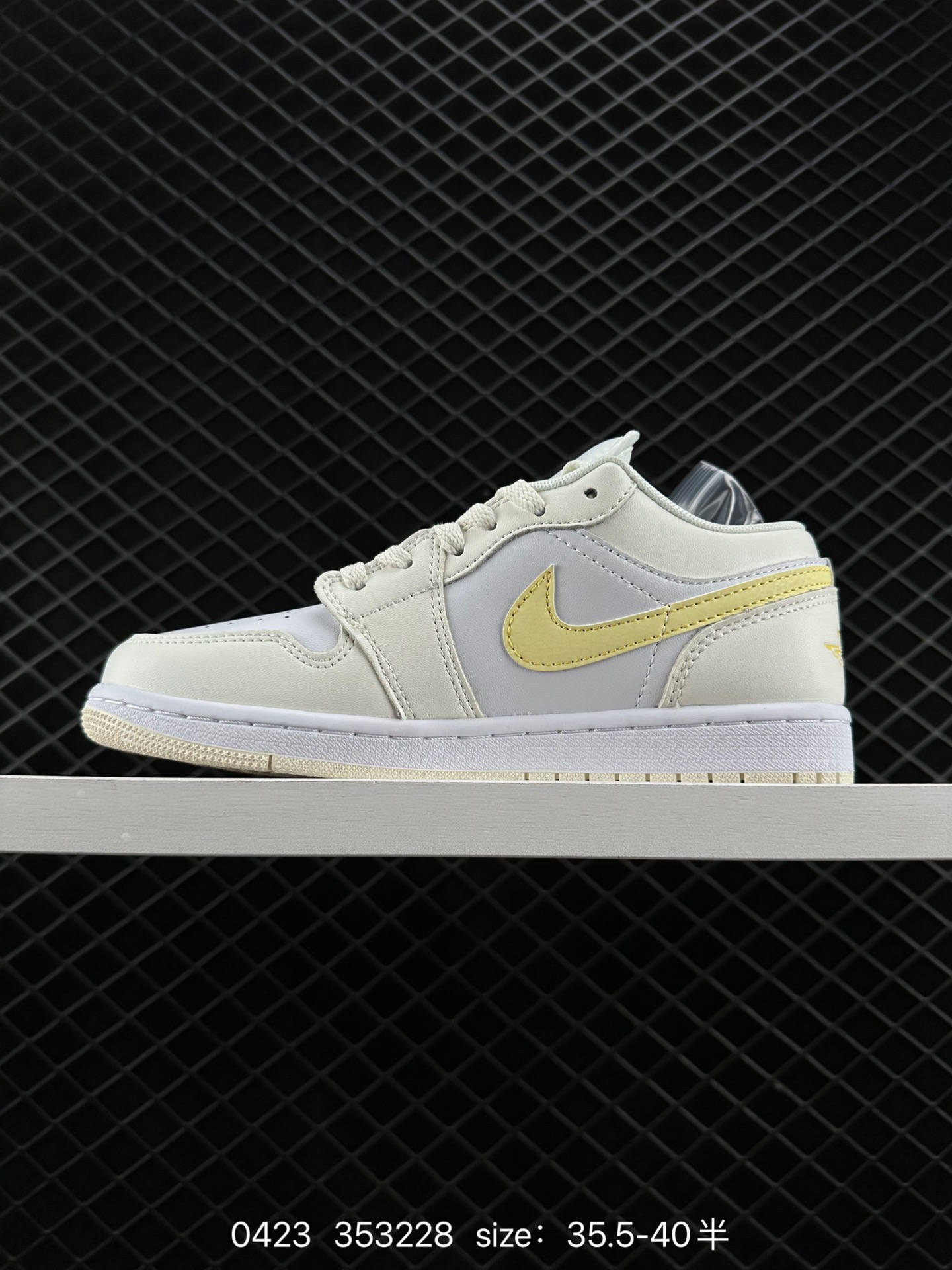 Nike Air Jordan 1 Retro Low GS”White Pink Yellow Volt“